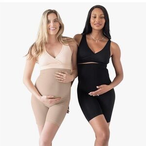 NWT Kindred Bravely Bamboo Seamless No Rub Maternity Shorts - 2 pack